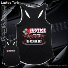 Load image into Gallery viewer, Ladies Tank - Justice Tiling

