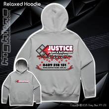 Load image into Gallery viewer, Relaxed Hoodie - Justice Tiling
