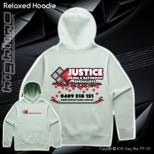 Load image into Gallery viewer, Relaxed Hoodie - Justice Tiling
