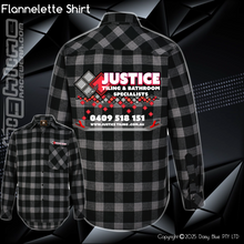 Load image into Gallery viewer, Flannelette Shirt - Justice Tiling
