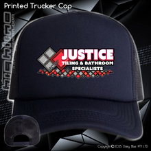 Load image into Gallery viewer, Printed Trucker Cap - Justice Tiling
