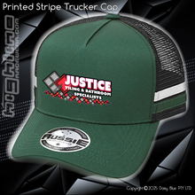 Load image into Gallery viewer, STRIPE Trucker Cap - Justice Tiling
