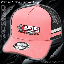 Load image into Gallery viewer, STRIPE Trucker Cap - Justice Tiling
