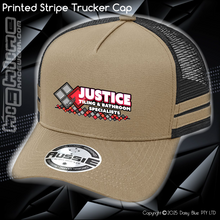 Load image into Gallery viewer, STRIPE Trucker Cap - Justice Tiling
