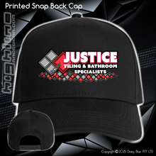 Load image into Gallery viewer, Printed Snap Back CAP - Justice Tiling
