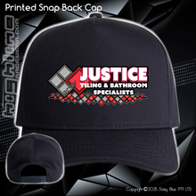 Load image into Gallery viewer, Printed Snap Back CAP - Justice Tiling
