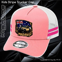 Load image into Gallery viewer, KIDS Stripe Trucker - 79 GRNT
