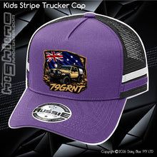 Load image into Gallery viewer, KIDS Stripe Trucker - 79 GRNT
