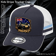 Load image into Gallery viewer, KIDS Stripe Trucker - 79 GRNT
