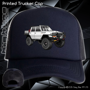 Printed Trucker Cap - Shorty