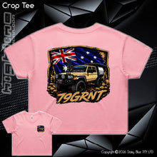 Load image into Gallery viewer, Ladies Crop Tee - 79 GRNT
