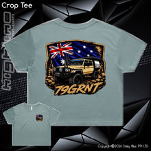 Load image into Gallery viewer, Ladies Crop Tee - 79 GRNT
