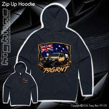 Load image into Gallery viewer, Zip Up Hoodie - 79 GRNT
