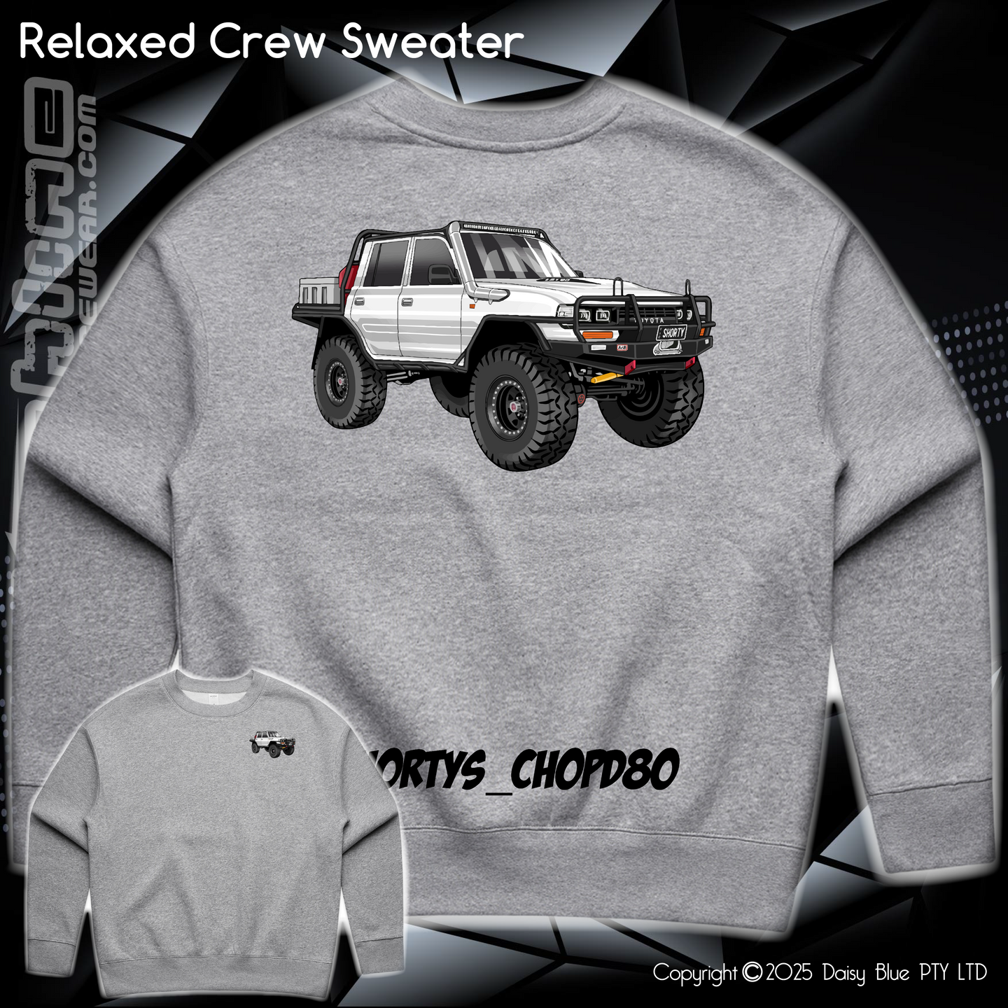 Relaxed Crew Sweater - Shorty