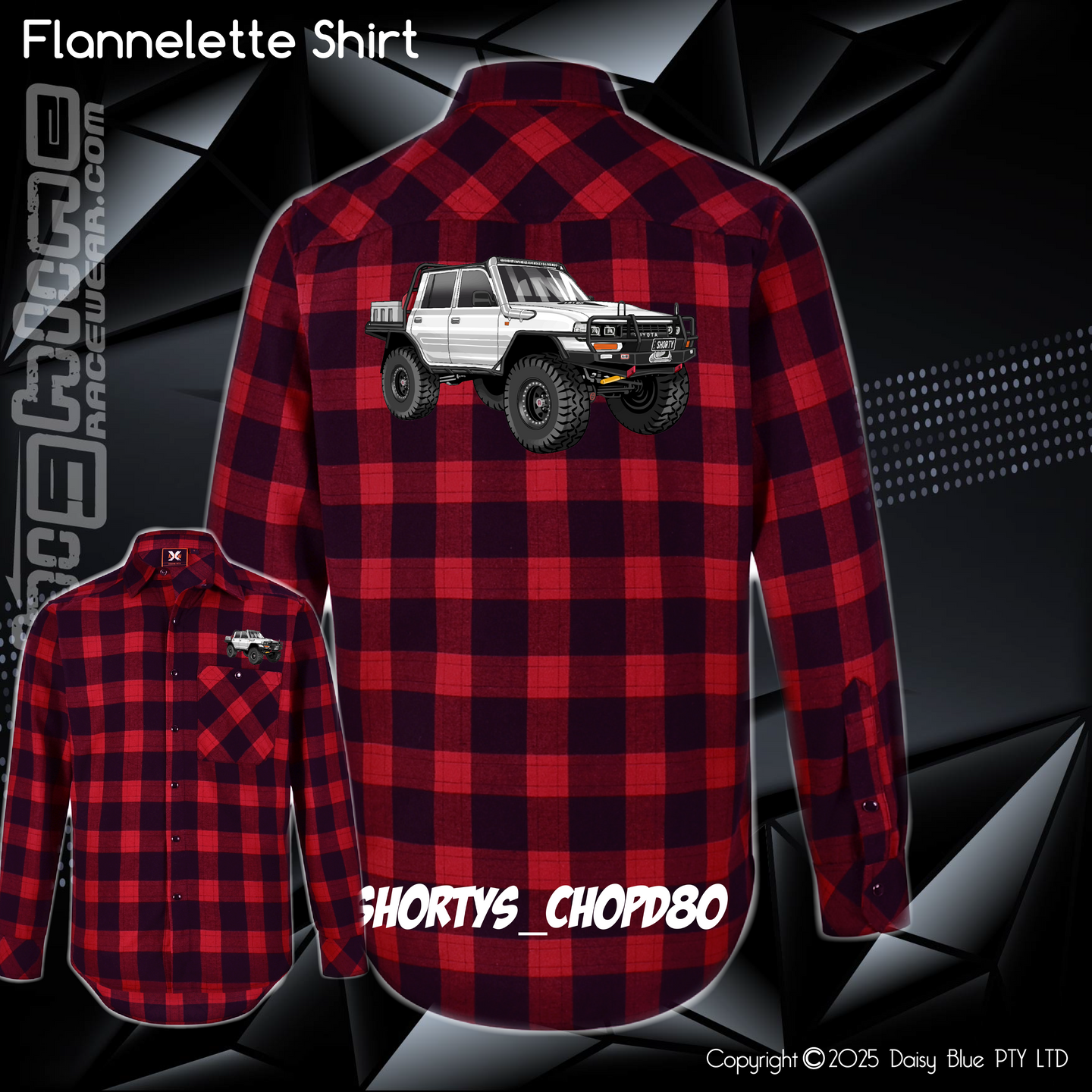 Flannelette Shirt - Shorty