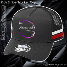 Load image into Gallery viewer, KIDS Stripe Trucker - Stagecraft
