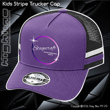 Load image into Gallery viewer, KIDS Stripe Trucker - Stagecraft
