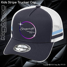 Load image into Gallery viewer, KIDS Stripe Trucker - Stagecraft
