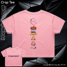 Load image into Gallery viewer, Ladies Crop Tee - Stagecraft
