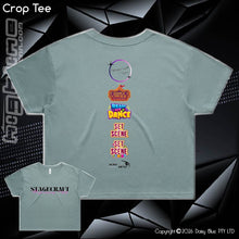 Load image into Gallery viewer, Ladies Crop Tee - Stagecraft
