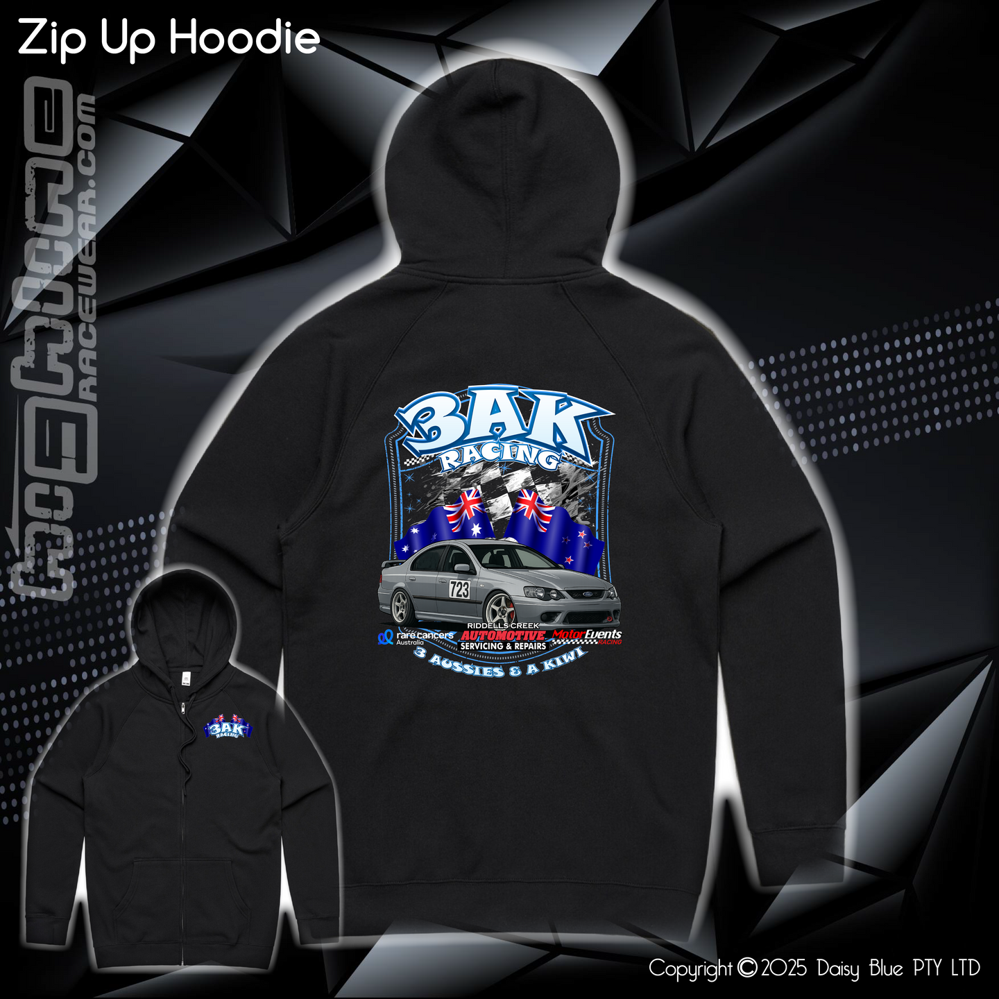 Zip Up Hoodie - 3AK Racing