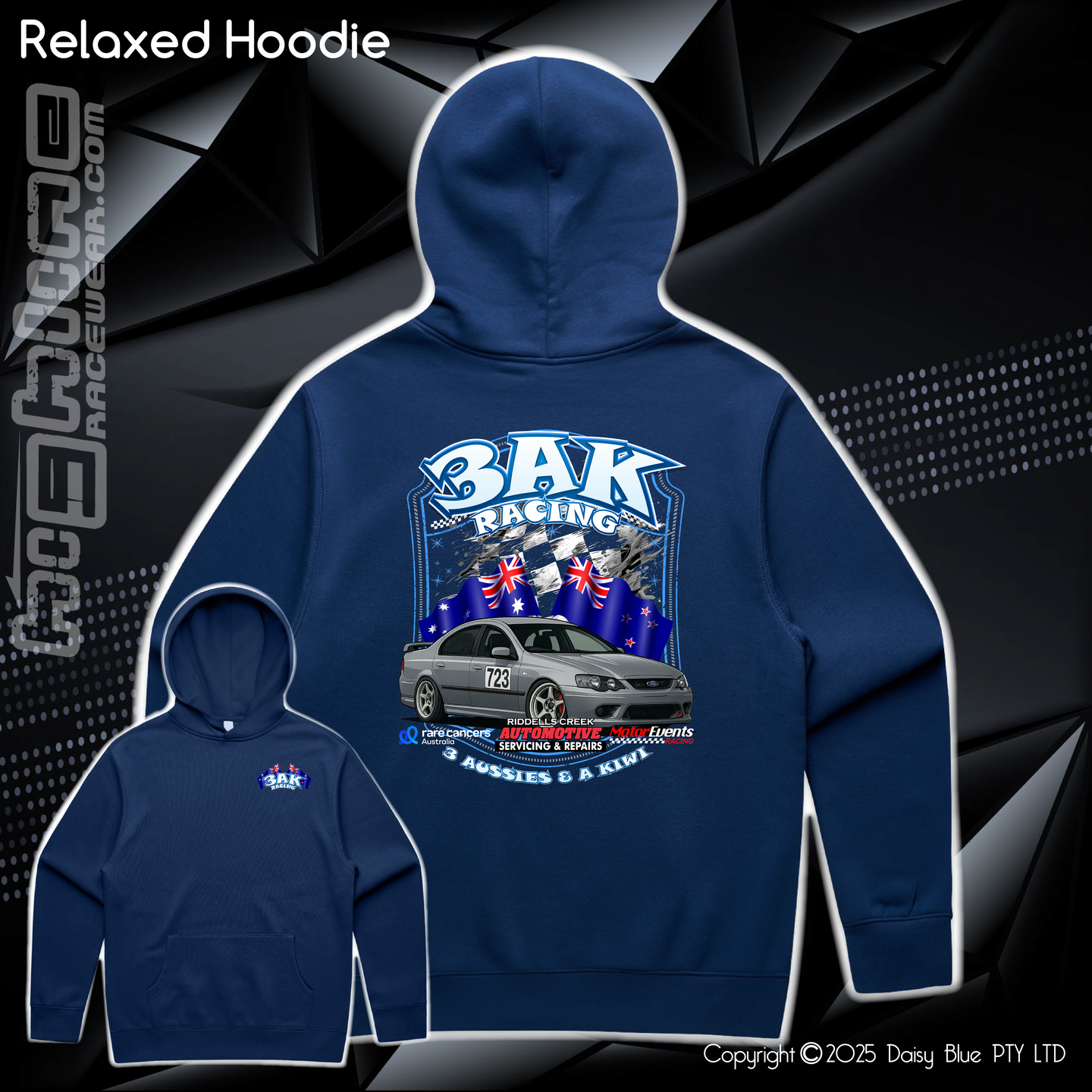Relaxed Hoodie - 3AK Racing