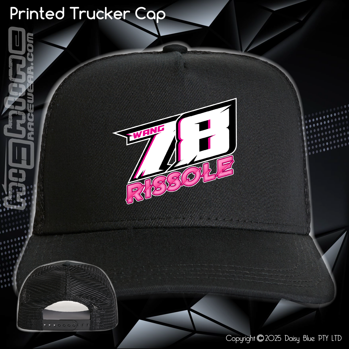 Printed Trucker Cap - Rissole