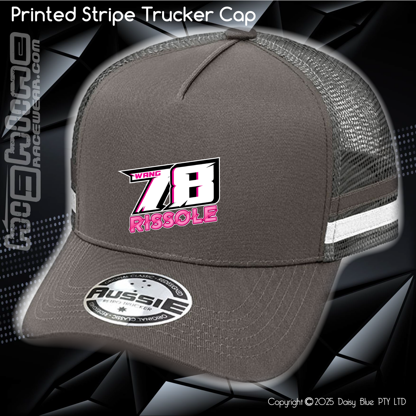 STRIPE Trucker Cap - Rissole