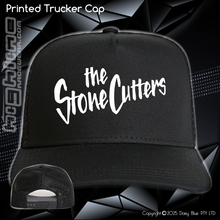 Load image into Gallery viewer, Printed Trucker Cap - The Stone Cutters
