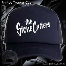 Load image into Gallery viewer, Printed Trucker Cap - The Stone Cutters
