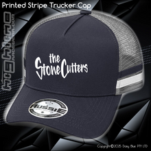 Load image into Gallery viewer, STRIPE Trucker Cap - The Stone Cutters
