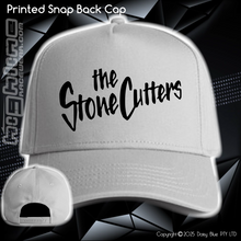 Load image into Gallery viewer, Printed Snap Back CAP - The Stone Cutters
