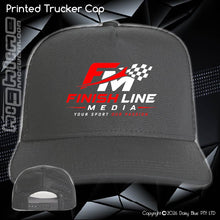 Load image into Gallery viewer, Printed Trucker Cap - Finish Line media
