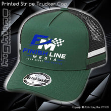 Load image into Gallery viewer, STRIPE Trucker Cap - Finish Line media
