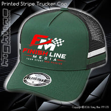 Load image into Gallery viewer, STRIPE Trucker Cap - Finish Line media
