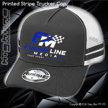 Load image into Gallery viewer, STRIPE Trucker Cap - Finish Line media
