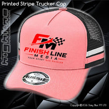 Load image into Gallery viewer, STRIPE Trucker Cap - Finish Line media
