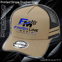 Load image into Gallery viewer, STRIPE Trucker Cap - Finish Line media
