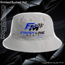 Load image into Gallery viewer, Printed Bucket Hat - Finish Line media
