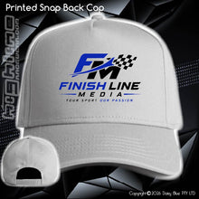 Load image into Gallery viewer, Printed Snap Back CAP - Finish Line media
