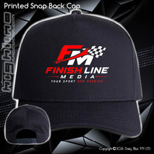 Load image into Gallery viewer, Printed Snap Back CAP - Finish Line media
