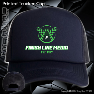 Printed Trucker Cap - Finish Line Media