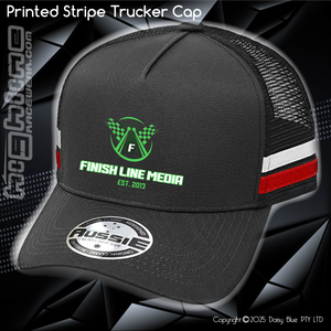 STRIPE Trucker Cap - Finish Line Media
