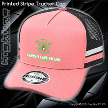 Load image into Gallery viewer, STRIPE Trucker Cap - Finish Line Media
