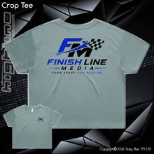 Load image into Gallery viewer, Ladies Crop Tee - Finish Line media
