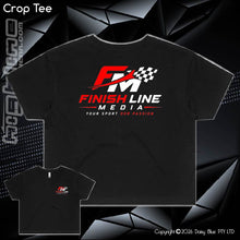 Load image into Gallery viewer, Ladies Crop Tee - Finish Line media
