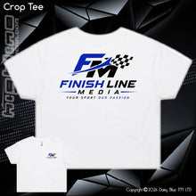 Load image into Gallery viewer, Ladies Crop Tee - Finish Line media
