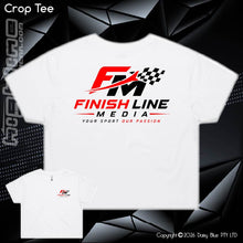 Load image into Gallery viewer, Ladies Crop Tee - Finish Line media
