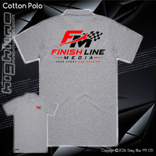 Load image into Gallery viewer, Cotton Polo - Finish Line media
