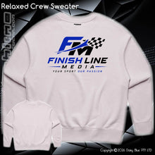 Load image into Gallery viewer, Relaxed Crew Sweater - Finish Line media
